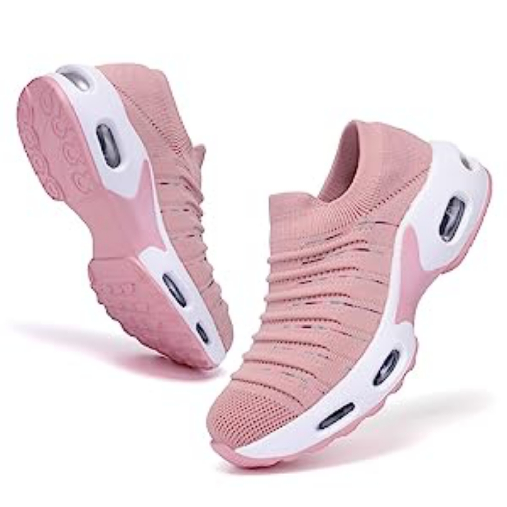 PromArder Women's Running Shoes Breathable Walking Shoes Sock Sneakers Slip on